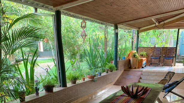 Terrace/patio - POUSADA LINDA FLOR (Alto Paraíso de Goiás)