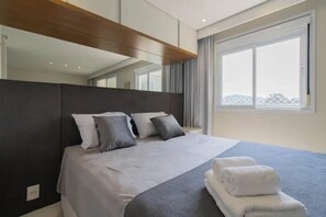 1 bedroom, iron/ironing board, WiFi, bed sheets - Beautiful Studio - GRU 1112 (Jardim Flor da Montanha Guarulhos)