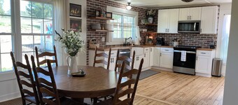 Charming 3 bedroom farmhouse retreat. Peaceful, scenic, and full of adventure.