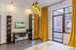 1 室のベッドルーム、アイロン / アイロン台、旅行用ベビーベッド、WiFi