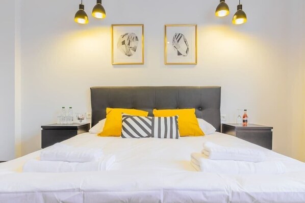 1 bedroom, iron/ironing board, travel cot, WiFi - Château Upscale King Suite with Balcony (București)