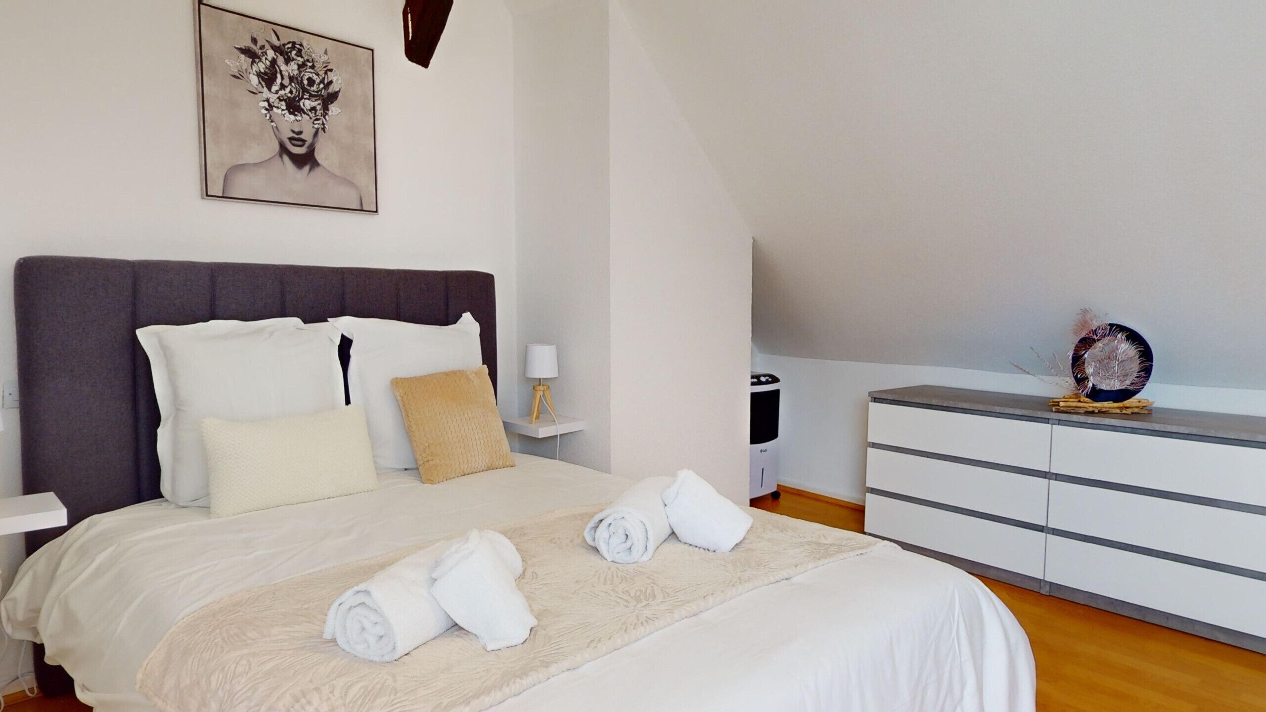 1 Schlafzimmer, Bügeleisen/Bügelbrett, kostenloses WLAN, Bettwäsche