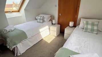 3 bedrooms, iron/ironing board, travel cot, free WiFi