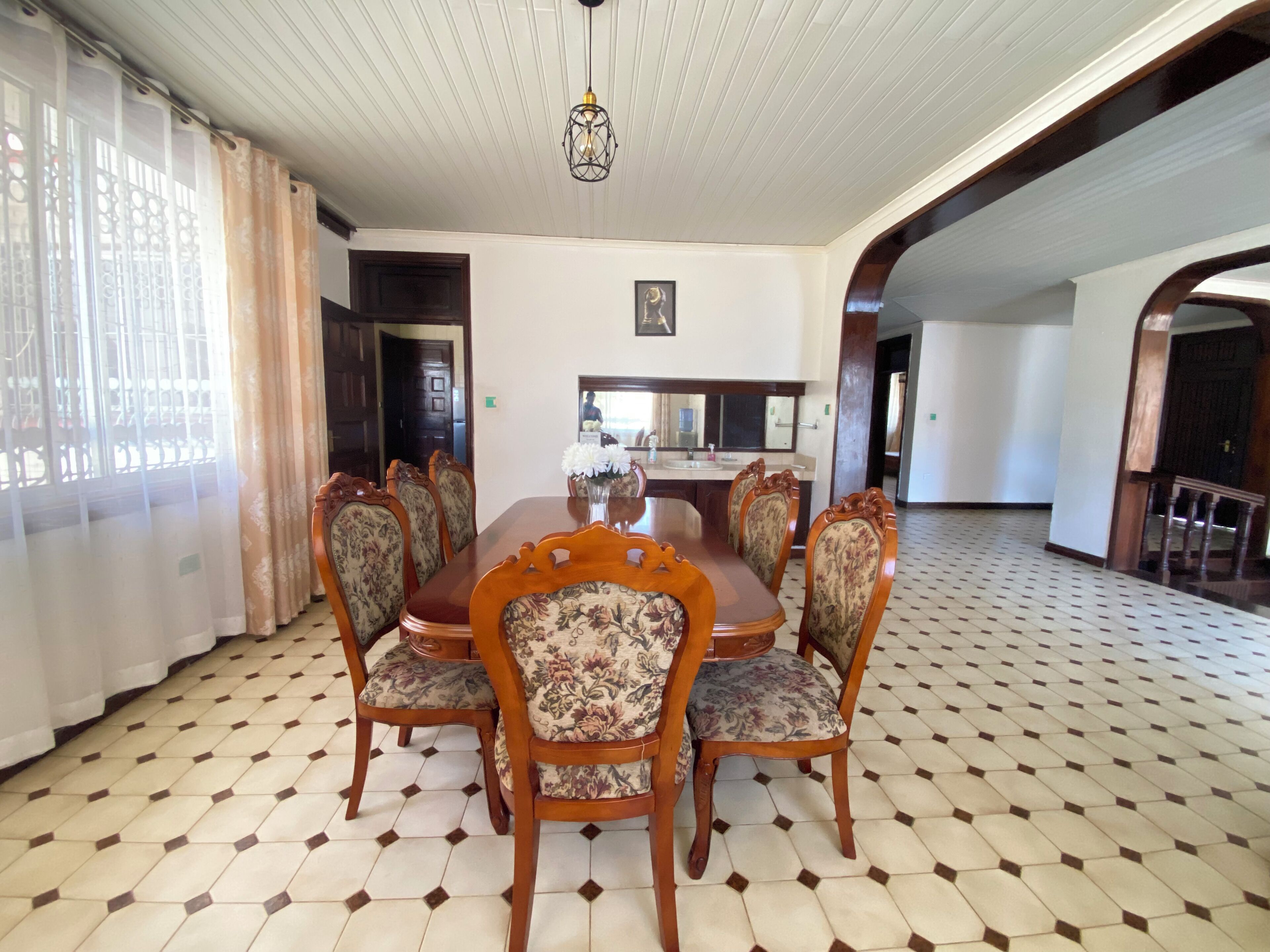 Villa, vistas a la piscina | Comedor