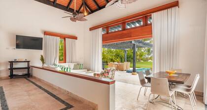 Tropical Bungalow With Pool at cap Cana A8C