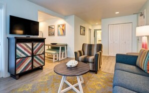 Télévision, cheminée