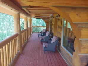 Terrace/patio - Wilderness Cabin In Colorado Mountains (Gunnison County)