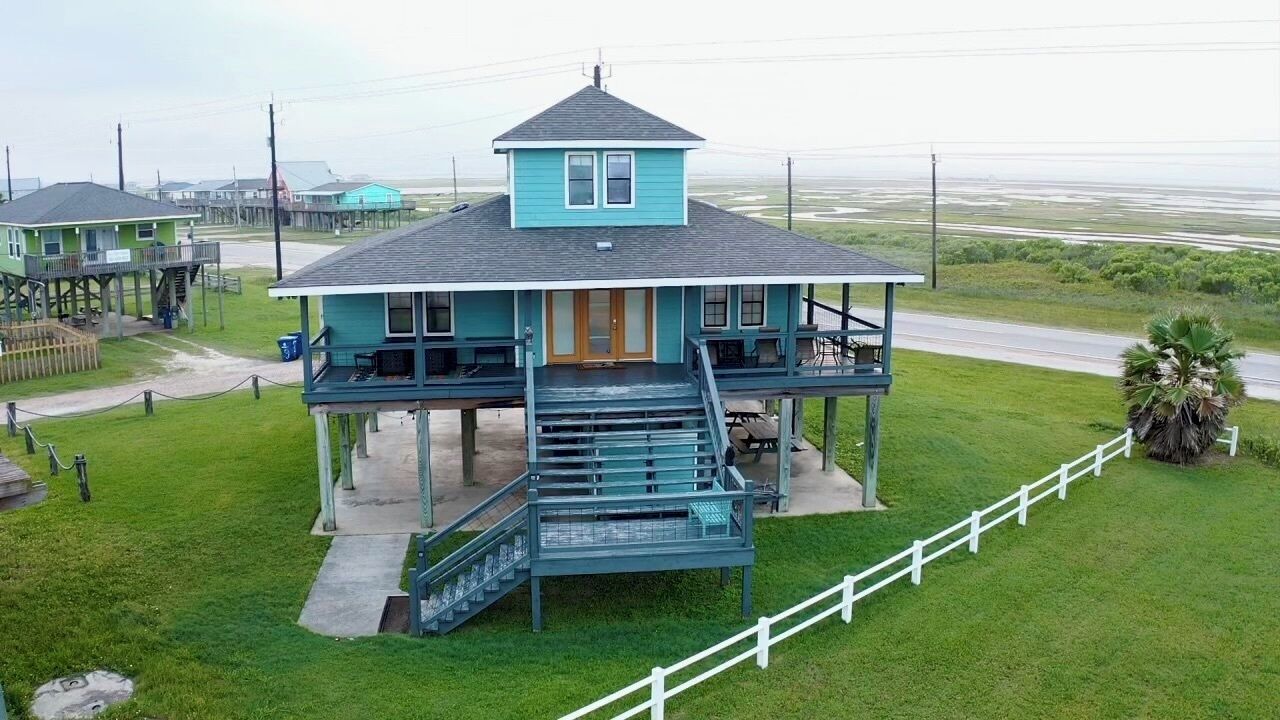 Short walk to the beach w/ beach and bay views throughout the house!