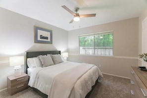3 habitaciones, escritorio, wifi gratis y ropa de cama 