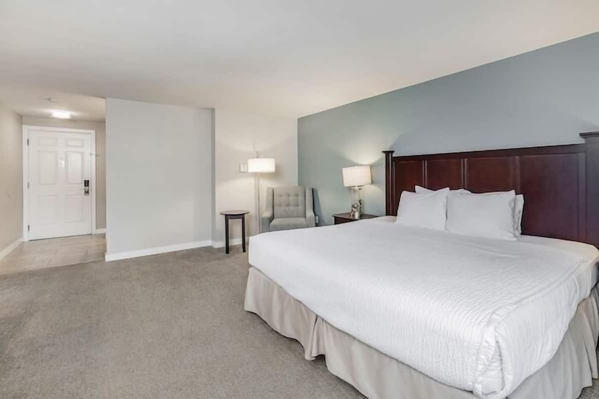 Habitación, 1 cama King size, para no fumadores, vista al mar | Escritorio, camas extra gratis, wifi gratis y ropa de cama