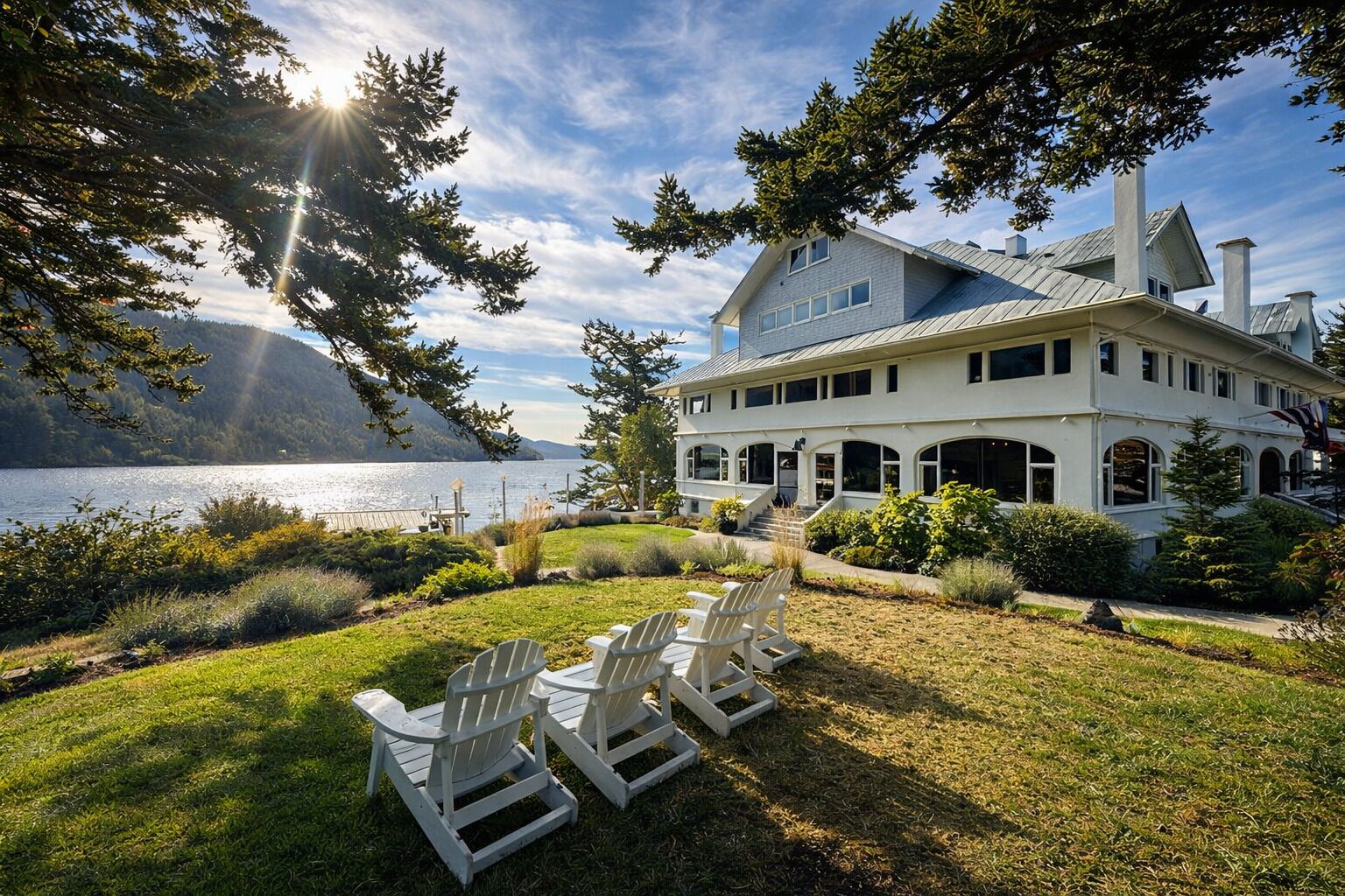 Facciata della struttura