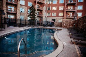Indoor pool, a heated pool