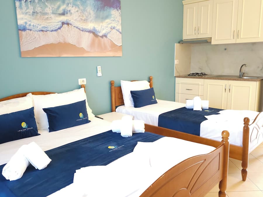 Free WiFi, bed sheets