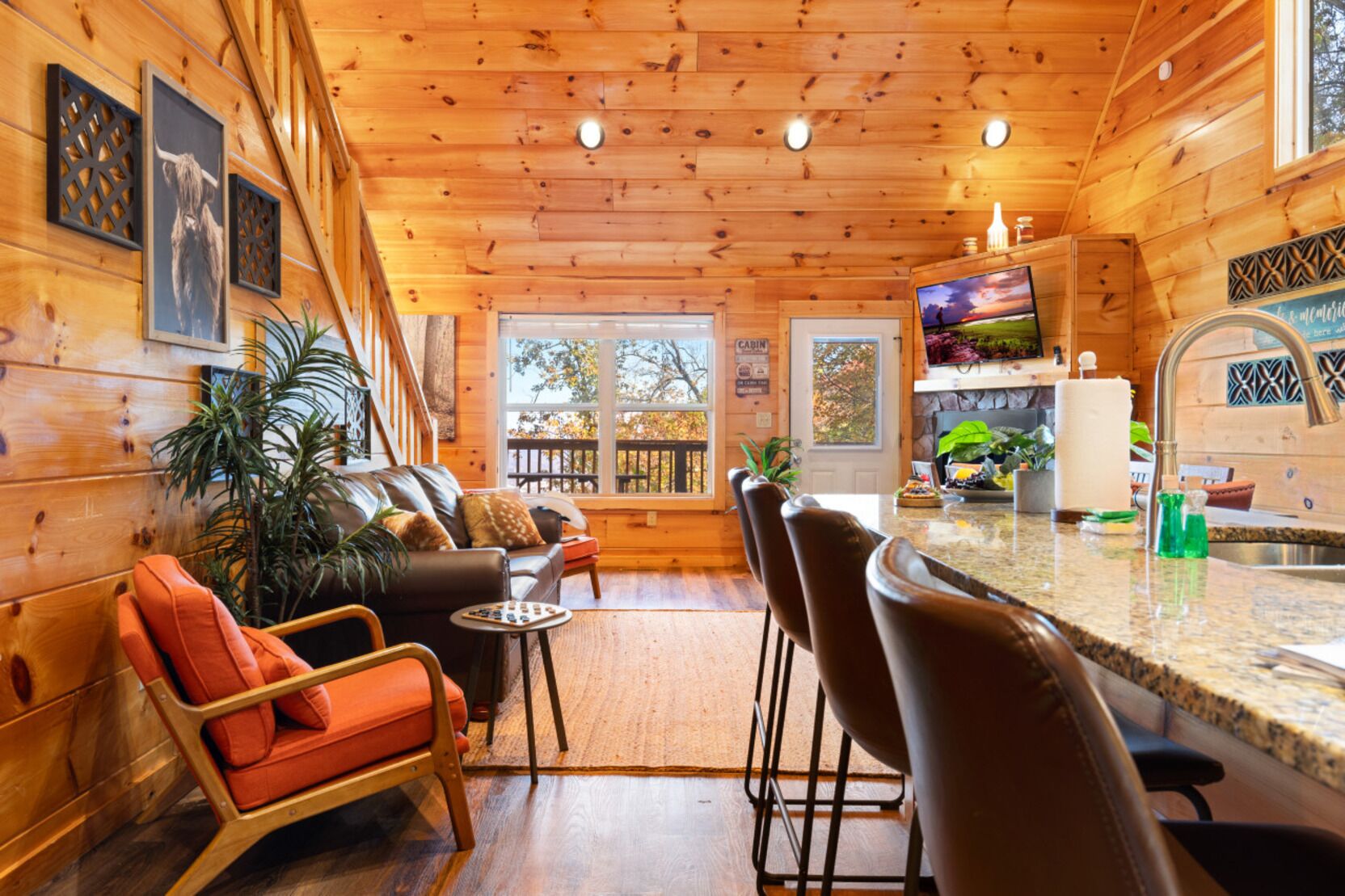 Cabana família, vista para a montanha | Sala de jantar