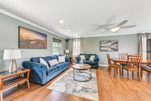 Télévision, cheminée