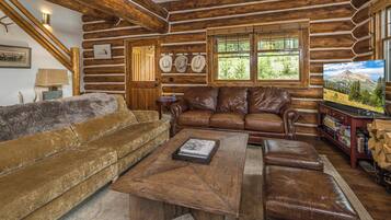 TV, fireplace, video games