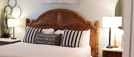 1 bedroom, iron/ironing board, bed sheets