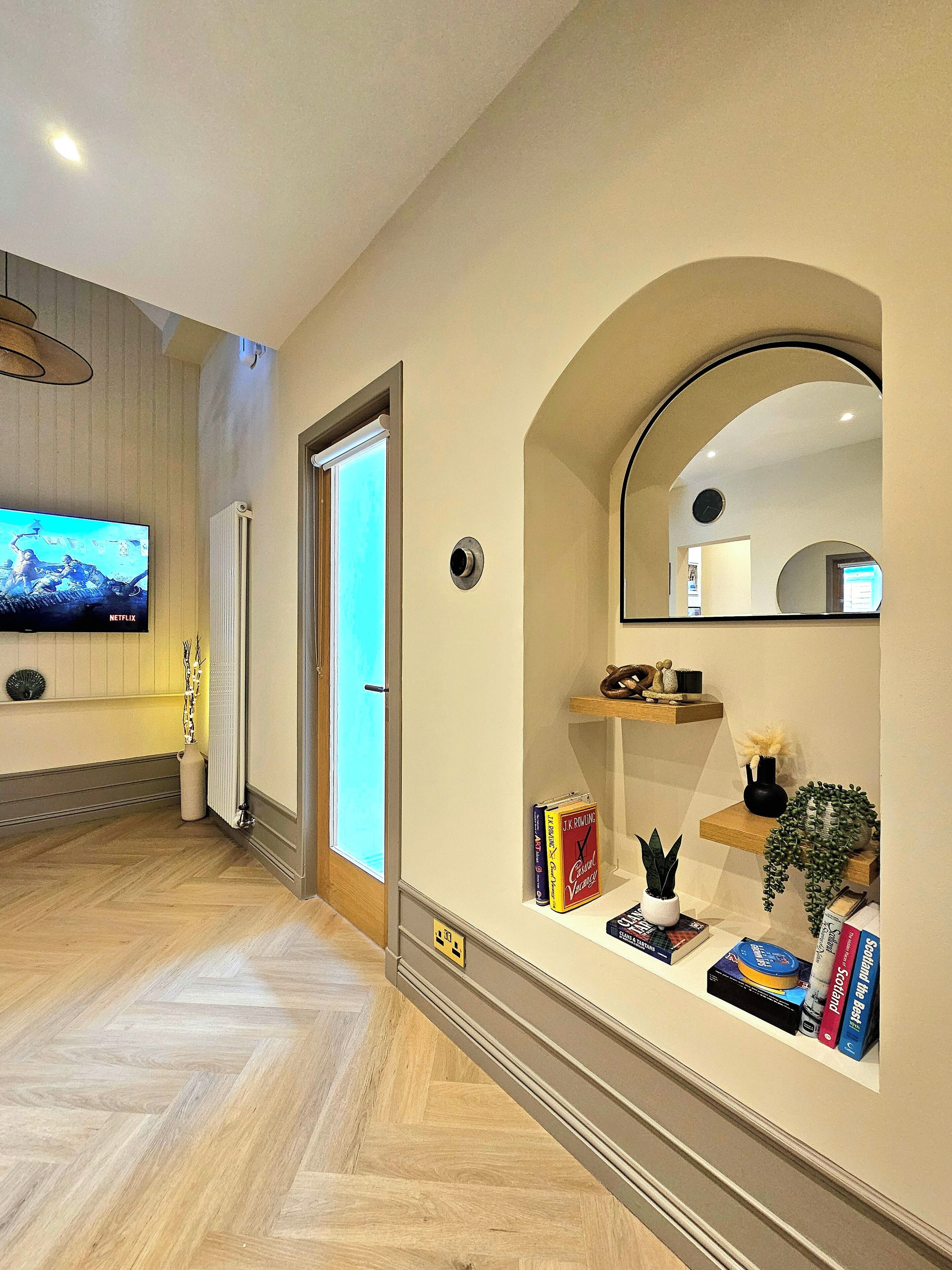 House, Courtyard View | Living area | 55-inch Smart TV with digital channels, Netflix, streaming services