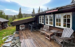 Outdoor dining - Awesome home in Aurdal with sauna (Aurdal)