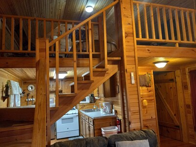 Cozy cabin in the woods. Peaceful and only 15 minutes to Mountain View.