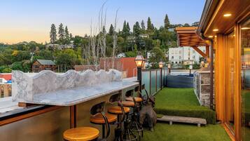 Penthouse Exclusif, vue fleuve | Terrasse/Patio