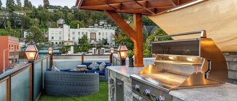 Penthouse exclusivo, vista al río | Terraza o patio