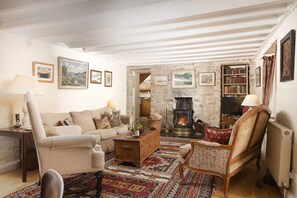 スマートテレビ、暖炉、書庫、ステレオ