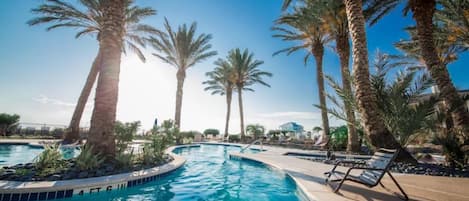 Una piscina climatizada