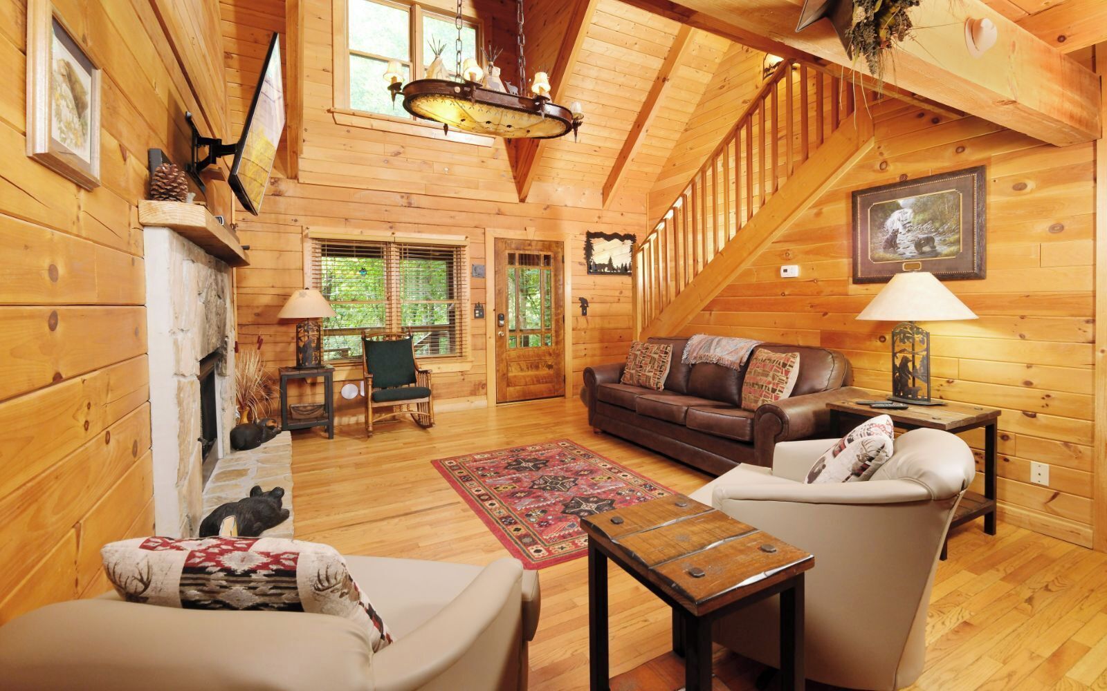 Smart TV, chimenea y videojuegos 