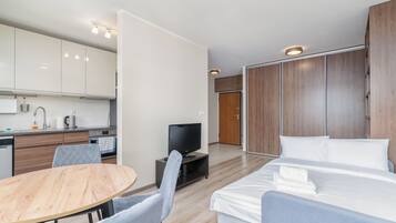 1 soverom, strykejern/-brett, wi-fi og sengetøy