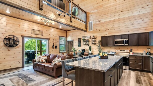 Family Cabin | Dapur peribadi | Peti sejuk, ketuhar gelombang mikro, ketuhar, dapur 