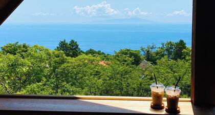 Amazing ocean view A relaxing villa with private onsen and saunaPets ok BBQ ok Tent Sauna / Kamo-gun Shizuoka