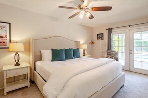 3 slaapkamers, een strijkplank/strijkijzer, gratis wifi, beddengoed