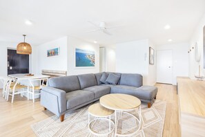 Appartement Supérieur, vue océan | Coin séjour