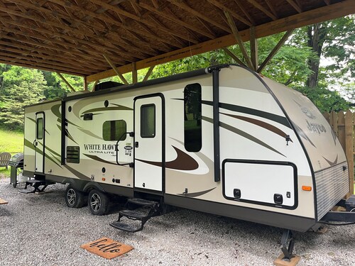 Camping in the Laurel Highlands. Nearby to Ohiopyle and Yough Lake.