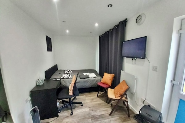 Relaxation area of apartment.