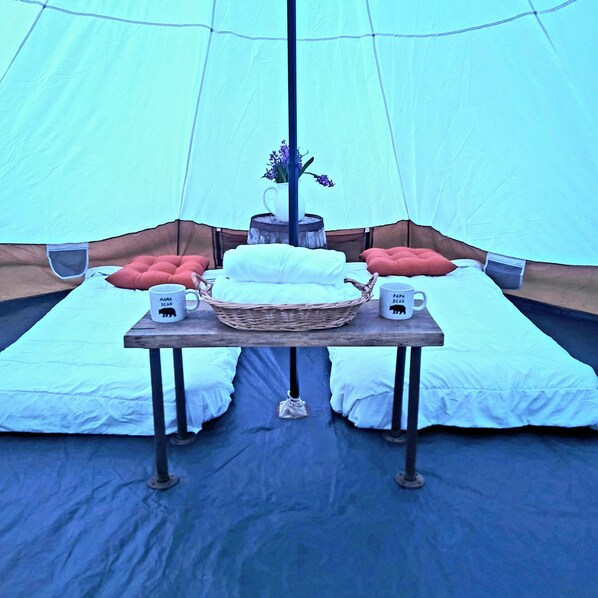 Overnatningsstedets område