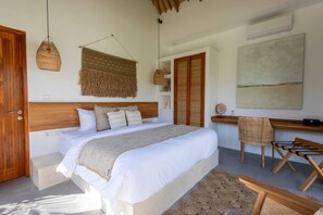 基本別墅 | 2 間臥室、書桌、筆電工作空間、床單