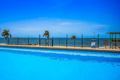 Oceanfront Gem with Bay View Terrace & Direct Sea Access