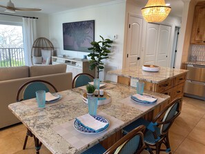 Dining - Exquisite 2BR, Bay & Ocean Views, Steps to Beach, North End Near Times Square (Fort Myers Beach)