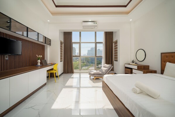 ซิตี้วิลล่า, ห้องครัว, วิวเมือง | เครื่องนอนระดับพรีเมียม, เตียงเมมโมรีโฟม, ตู้นิรภัยในห้องพัก