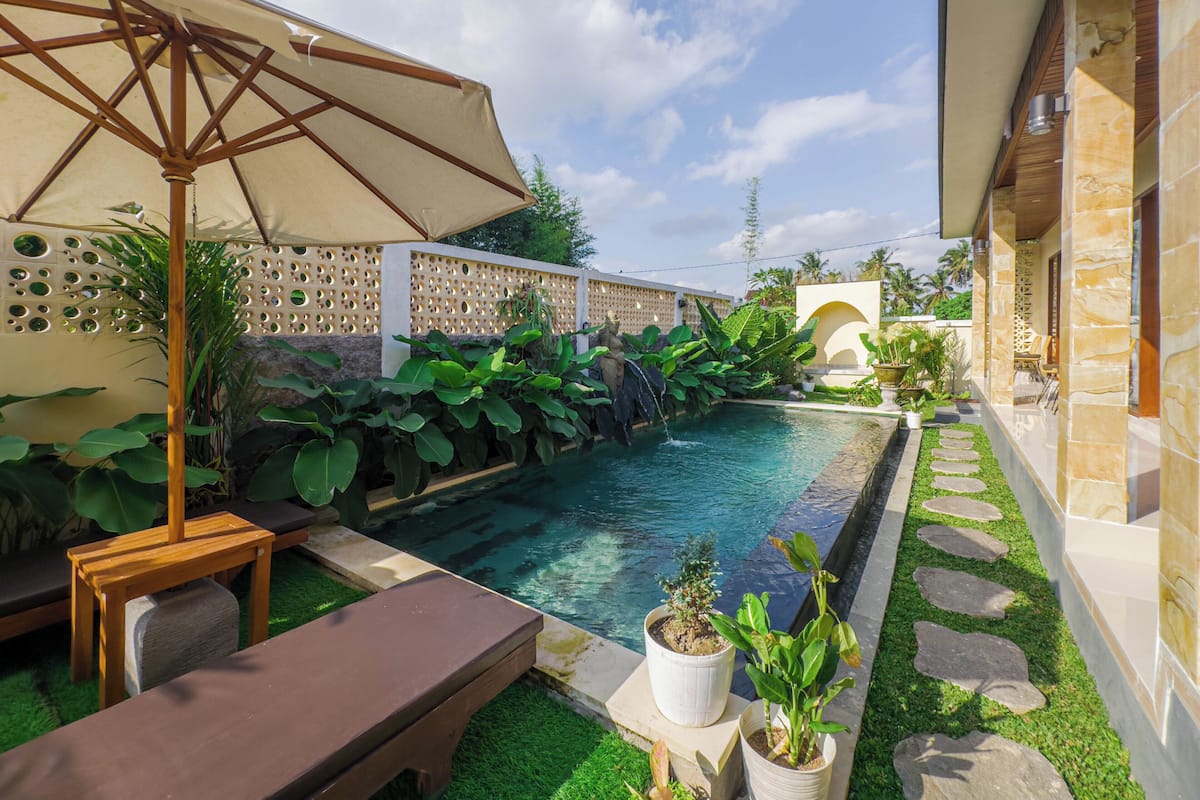 Villa, 3 Bedrooms, Private Pool | WiFi (free), bed sheets
