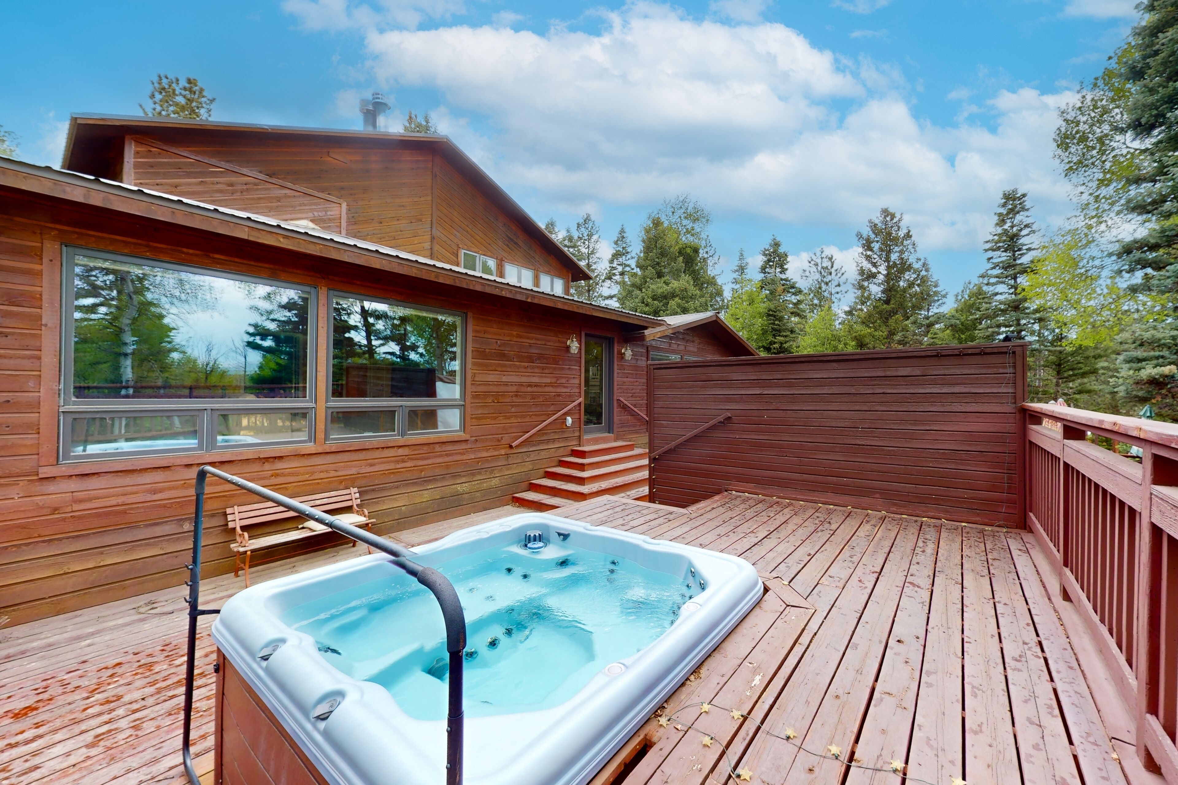 Serene mountain views, spacious living areas, and outdoor relaxation await