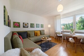 TV, DVD player, stereo - Apartment 'Bachem' with Mountain View and Wi-Fi (Bad Neuenahr-Ahrweiler)