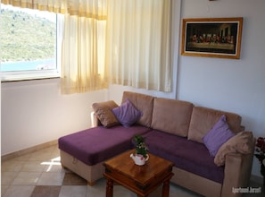 Apartment (Two Bedroom Apartment with Sea View) | Living room - Apartments Juras (Rogoznica)