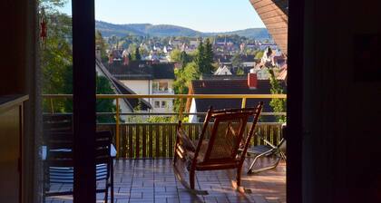 Appartement 'Ferienwohnung Lahr' avec terrasse privée, balcon et Wi-Fi