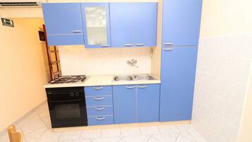 Apartment (One Bedroom Apartment with Terrace an) | Private kitchen | Fridge