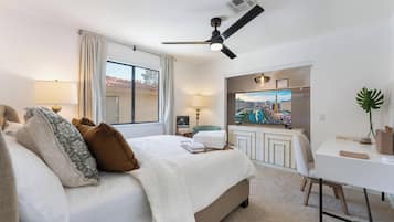 2 bedrooms, desk, iron/ironing board, free WiFi