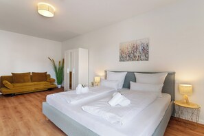 1 makuuhuone, silitysrauta/-lauta, ilmainen Wi-Fi, vuodevaatteet