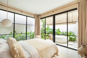 Exclusive Suite, Pool View, Garden Area | 1 bedroom, premium bedding, in-room safe, individually decorated - Alma Bingin (Pecatu)